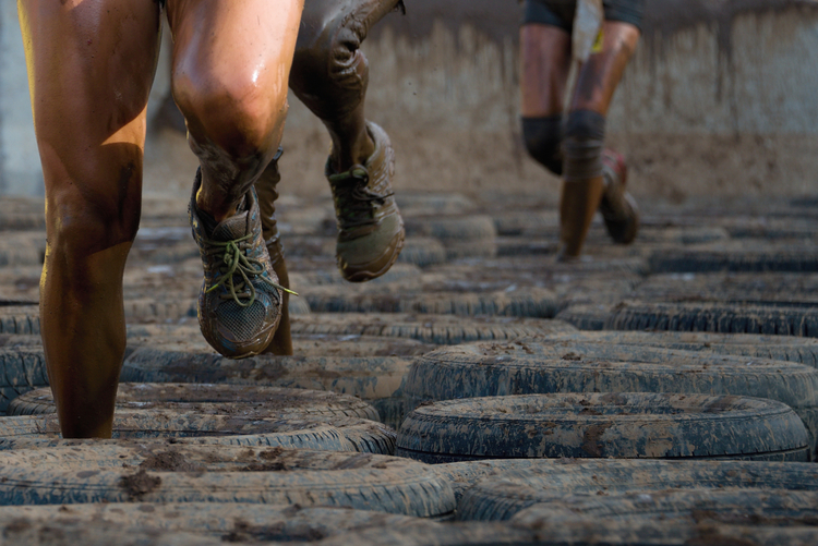 Gather a group and do a sponsored mud run, the more the merrier!