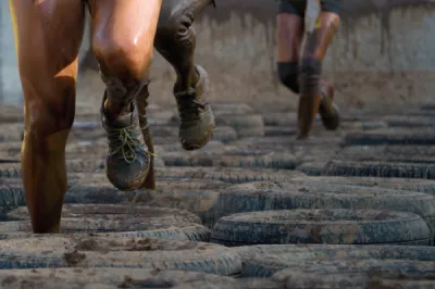 Gather a group and do a sponsored mud run, the more the merrier!